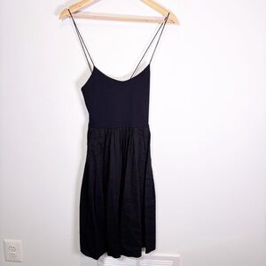 Theory Thin Strap Linen Skirt Dress